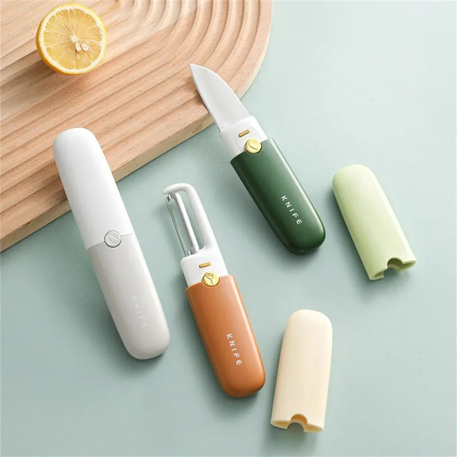 2-in-1 Premium Stainless Steel Peeler & Precision Knife