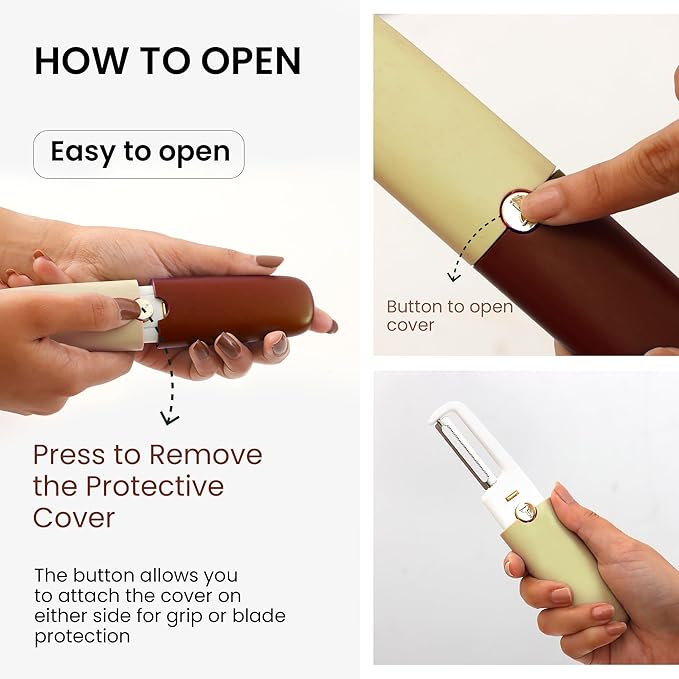 2-in-1 Premium Stainless Steel Peeler & Precision Knife
