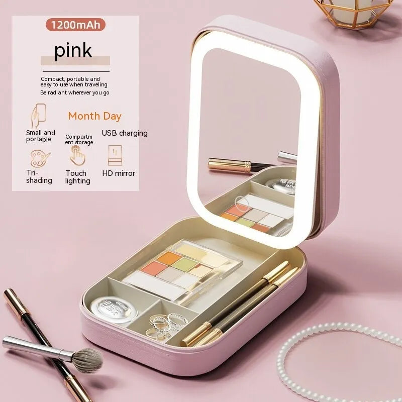 VivaGlam Makeup Bag with LED Mirror