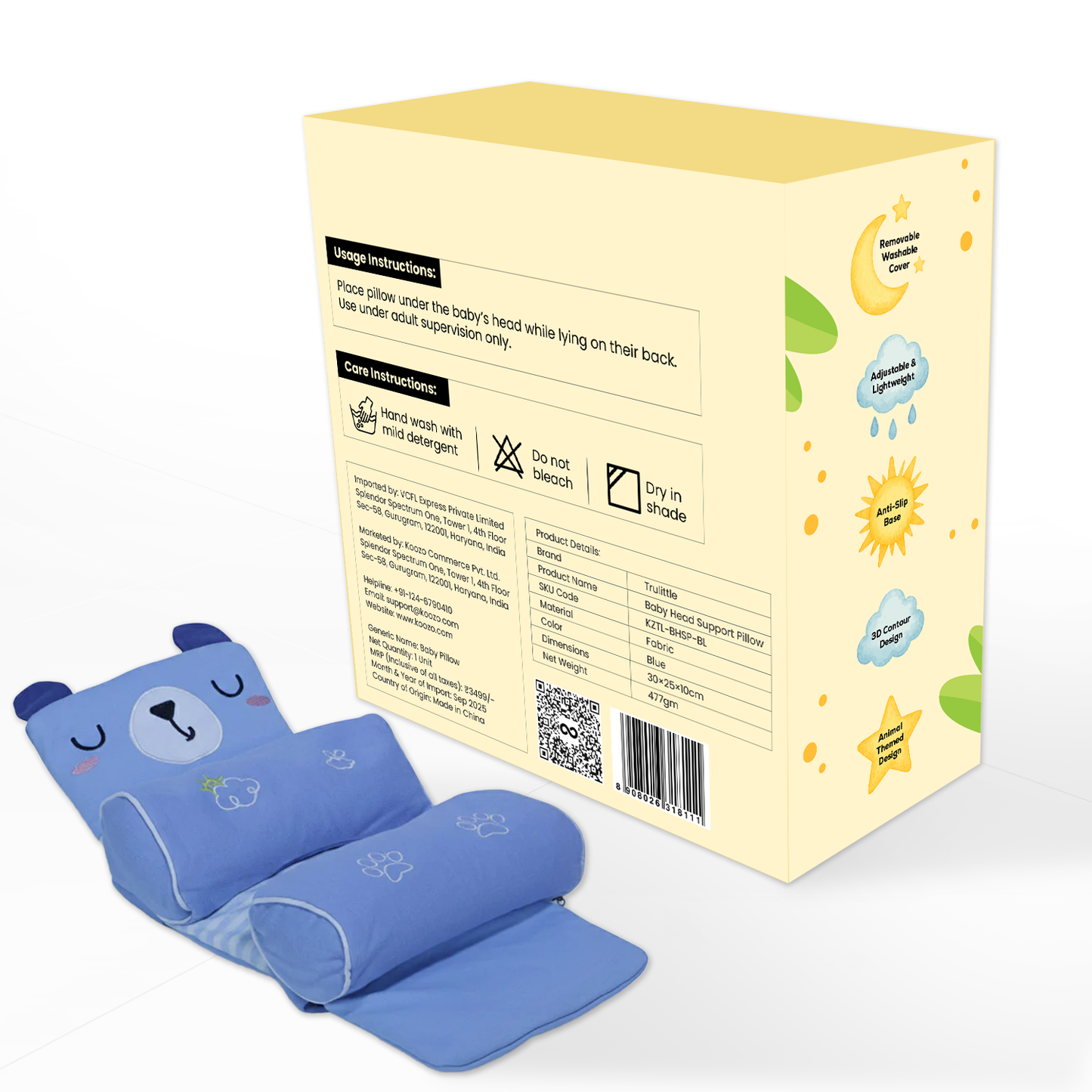 Baby Head Support Pillow